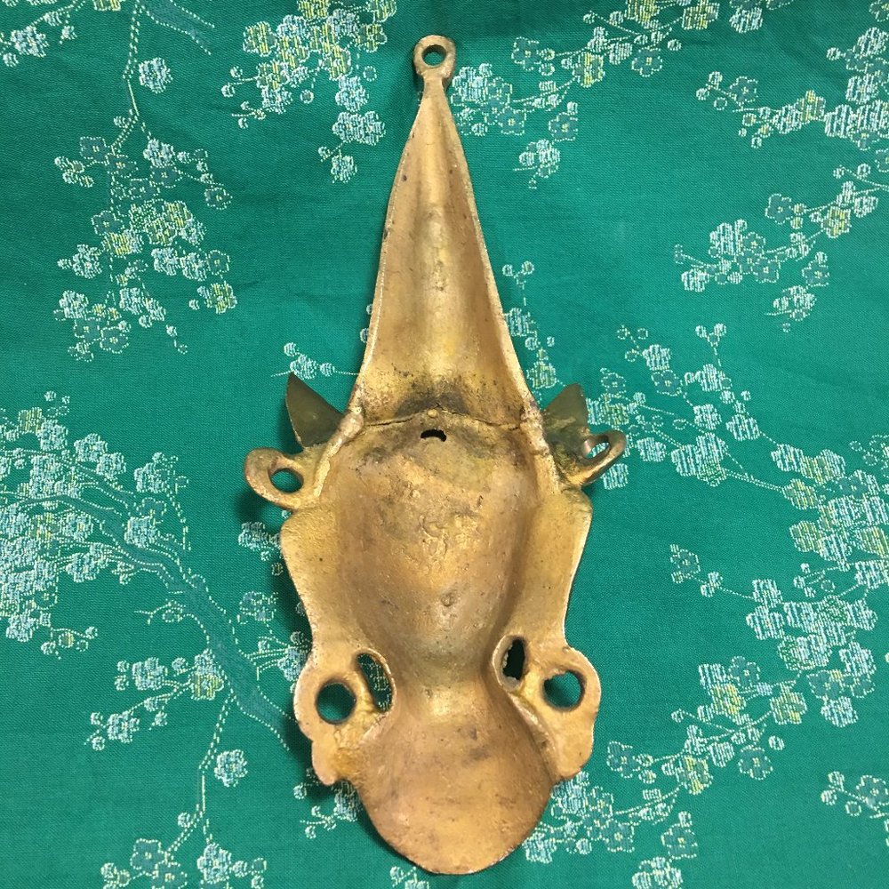 Brass Hindu Goddess Hanging Wall Decor - Picture 2 of 6